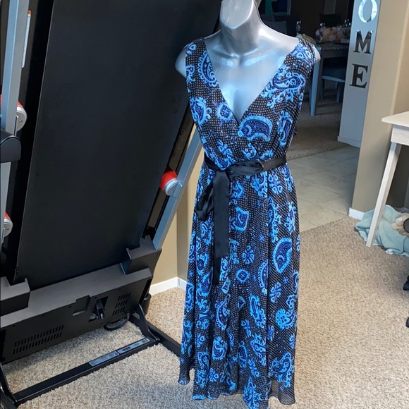 JohnPaulRichard Dresses & Skirts - Blue Patterned Dress